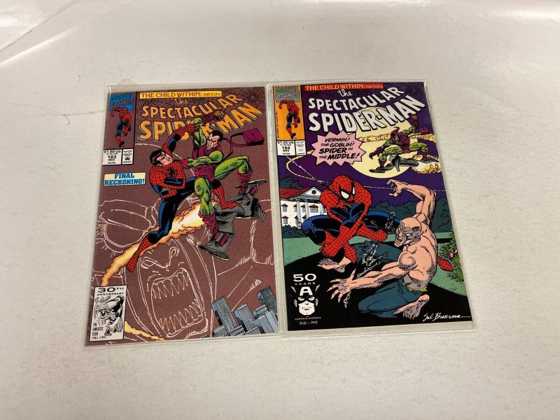 4 Spectacular Spider-Man Marvel Comics books #180 181 182 183 10 RC4