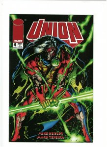Union #4 NM- 9.2 Image Comics 1994 Mark Texeira 