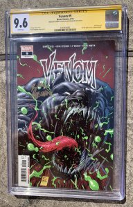 Venom #9 (2019) CGC 9.6 SS 1st Full Dylan Brock Signed by Cates & Stegman