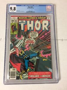 The Mighty Thor 267 Cgc 9.8 White Pages 