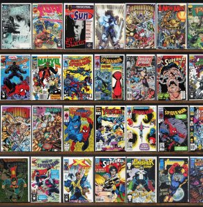 Huge Lot 140+ Comics with Spider-Man, Newmen, Wetworks, Marvel Age & More!