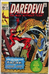 Daredevil #72 (1971) Daredevil