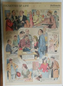 Vignettes Of Life by Kemp Starrett Bottlenecks ! 10/12/1941 Size: 15 x 22 inch