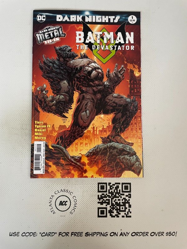 Batman The Devastator # 1 NM 2nd Print DC Comic Book Dark Nights Metali 11 SM15
