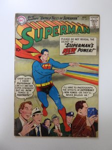 Superman #125 (1958) GD/VG condition 1 spine split
