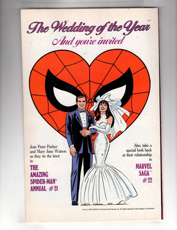 Web of Spider-Man #30 (1987)   / ID#138