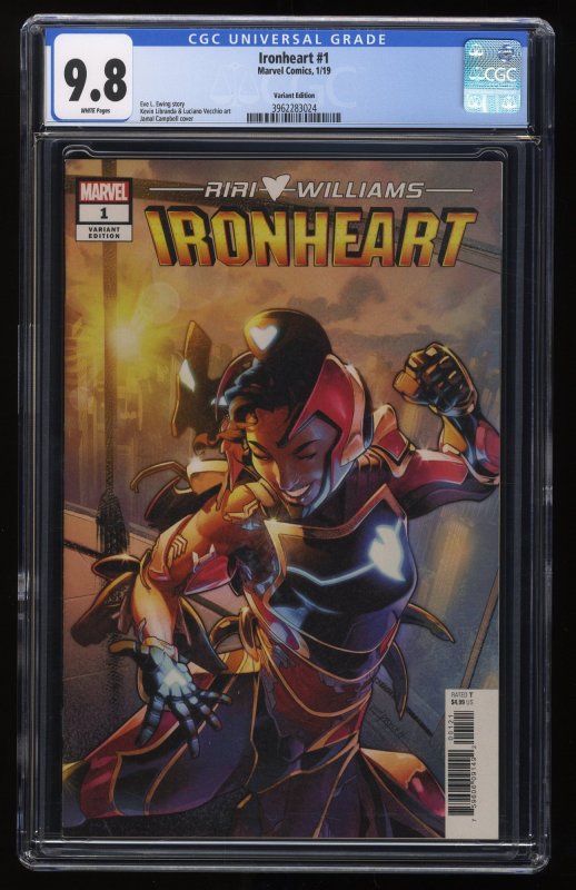 Ironheart (2019) #1 CGC NM/M 9.8 Jamal Campbell Variant 1:25