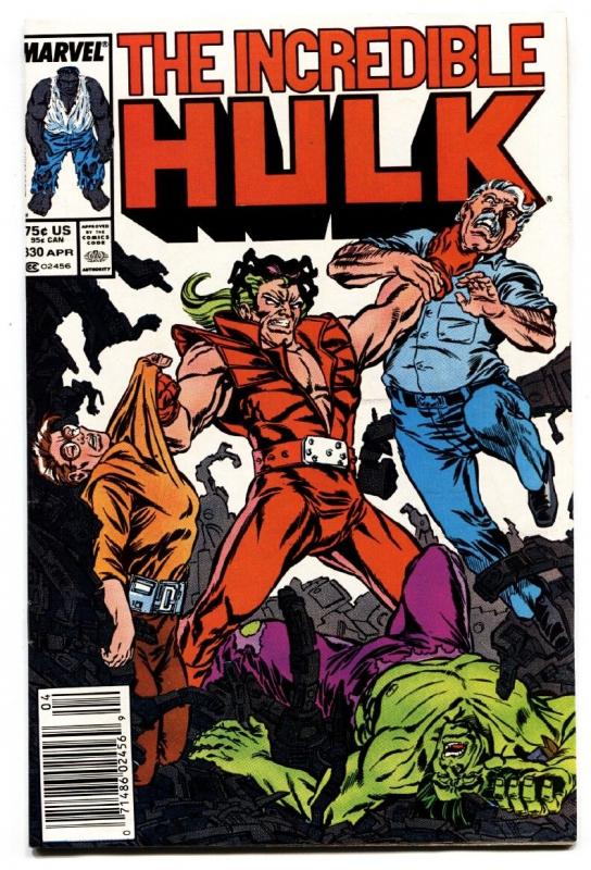 Incredible Hulk #330 Comic Book-First Mcfarlane Issue VF Incredible Hulk #330 Comic Book-First Mcfarlane Issue VF