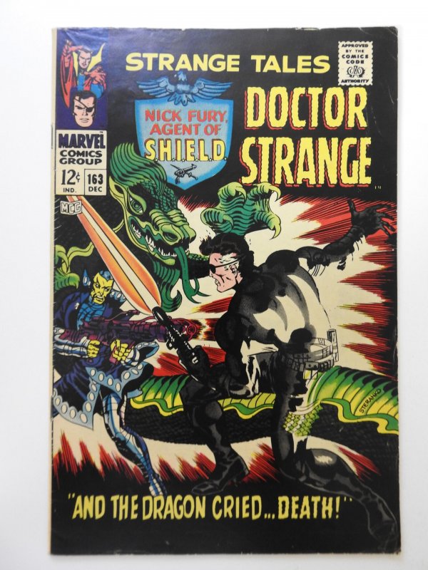 Strange Tales #163 (1967) VG+ Condition!