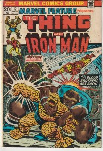 Marvel Feature #12 (1973)  Thing and Iron Man ! Thanos !