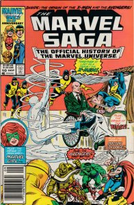 Marvel Saga #10 (Newsstand) FN ; Marvel | X-Men