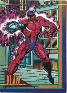 1993 Marvel Universe #81 Klaw