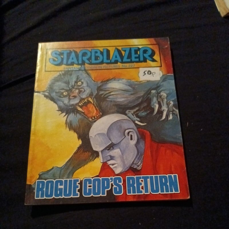 STARBLAZER Space fiction Adventure in Pictures #227 rogue cop's return 1988
