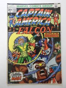 Captain America #172 (1974) FR/GD condition MVS missing