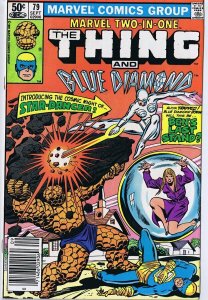 Marvel Two in One #79 ORIGINAL Vintage 1981 Marvel Comics The Thing Blue Diamond