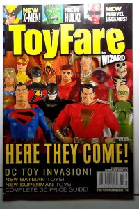 ToyFare #74 B 2003 Wizard DC Invasion Cover Shazam Superman Batman Wonder Woman