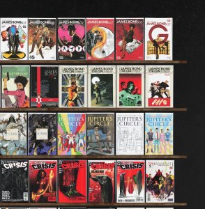 Huge Lot 150+ Comics with Jupiter'S Circle, James Bond, James Bond 007 &...