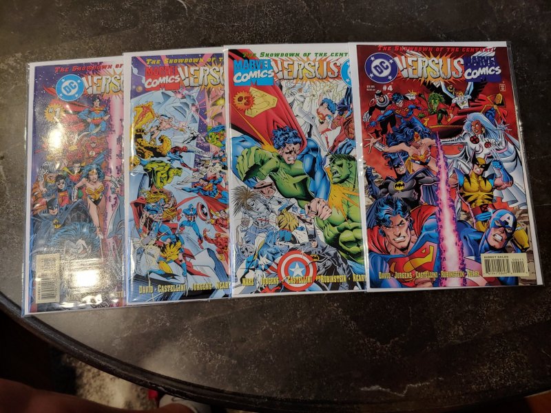 DC VERSUS MARVEL COMICS COMPLETE SET HIGH GRADE LOT