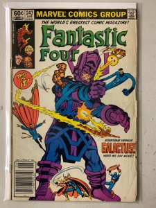 Fantastic Four #243 newsstand Galactus, World Trade Center 4.0 (1982)