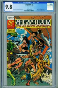 Starslayer #2 CGC 9.8 1st appearance ROCKETEER-DAVE STEVENS-3961792016