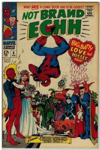 NOT BRAND ECHH 6 FINE Feb. 1968 COMICS BOOK