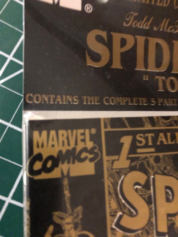 Spider-Man #1, 2, 3, 4, 5 (1990) collector's pack unopened Walmart packa...