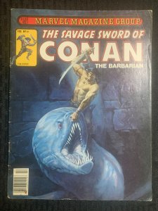 1981 SAVAGE SWORD OF CONAN Magazine #61 G/VG 3.0 John Buscema