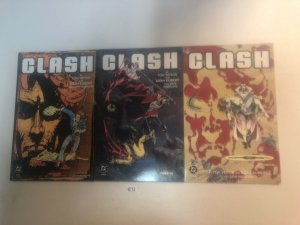 Clash(1991) #1 2 3 1-3 (VF/NM) Complete Set Adam Kubert art