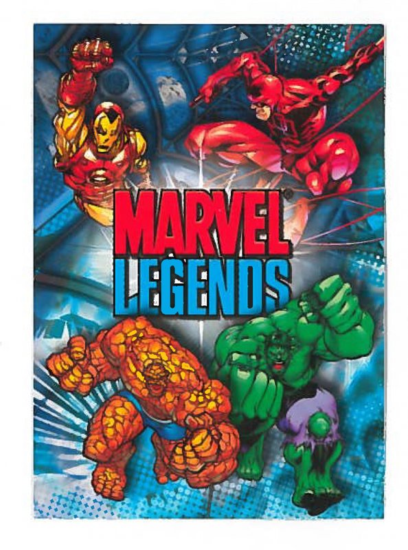 2001 Marvel Legends card set #1-72 complete NM/MT