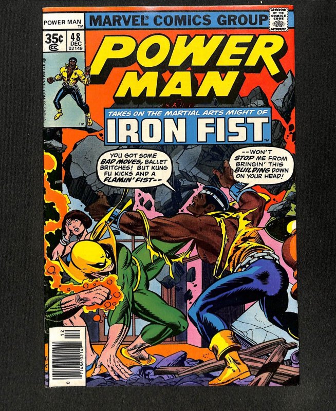 Power Man and Iron Fist #48 1st Luke Cage and Danny Rand Meeting