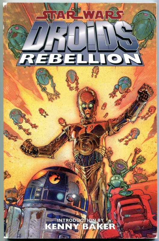 Star Wars: Droids Rebellion trade paperback-1st EDITION-IAN GIBSON VG