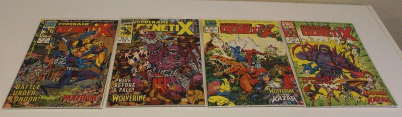 MARVEL Complete Set 4 Issue Limited Series Codename GenetiX #1-#4 VF/NM(SIC533) 