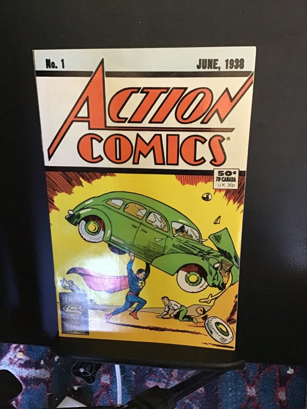 Action Comics #1  (1988)  Rare 50th anniversary #1 reprint! 1st story only NM