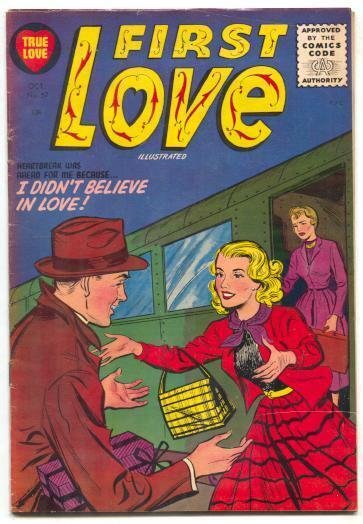 First Love Illustrated #57 1955-Harvey comics- FN
