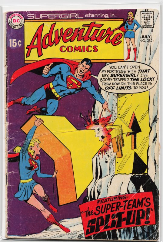 Adventure Comics #382 (1969) Supergirl