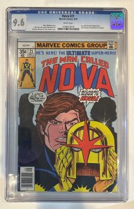 (1978) NOVA #21 CGC 9.6 White Pages! Secret Identity Revealed!