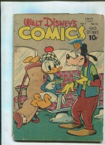 WALT DISNEY'S COMICS AND STORIES #10 - DONALD DUCK AND GOOFY (3.0) 1947