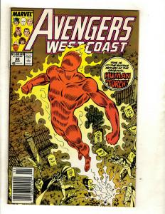 12 West Coast Avengers Marvel Comics # 26 28 29 30 33 35 41 42 44 48 49 50 WS12 