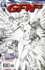 Gen 13 #1 Volume 4 J. Scott Campbell Sketch Wildstorm/DC Comics Dec 2006 (VFNM)