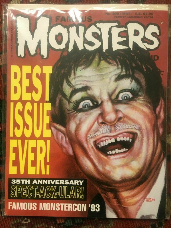 FAMOUS MONSTERS #200 DYNACOMM MAGAZINES 1993 - VF/NM