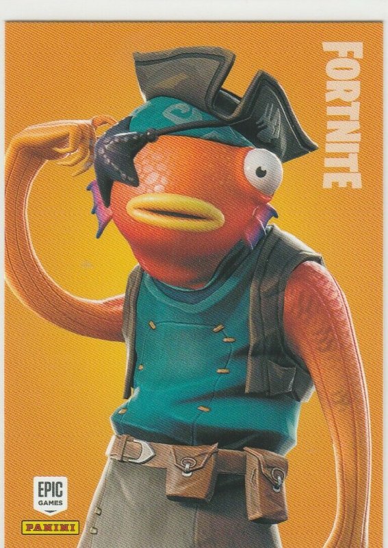 Fortnite Fishstick 187 Rare Outfit Panini 2019 trading card series 1