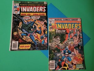 MARVEL COMICS THE INVADERS # 9 3RD APPEARANCE OF BARON BLOOD! VS UNION JACK