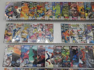 Huge Lot 200+ Comics W/ Fantastic Four, Spider-Man, Pitt+ Avg VF Condition!