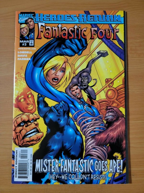 Fantastic Four #3 ~ NEAR MINT NM ~ 1998 Marvel Comics