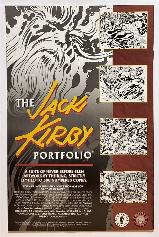 King Tiger & Motorhead #2 (Sept 1996, Dark Horse) NM  