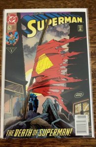Superman #75 newsstand