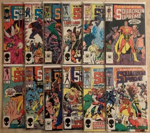 SQUADRON SUPREME LOT OF 76 | 9 COMPLETE SERIES + 1 ONE-SHOT | 1985-2011