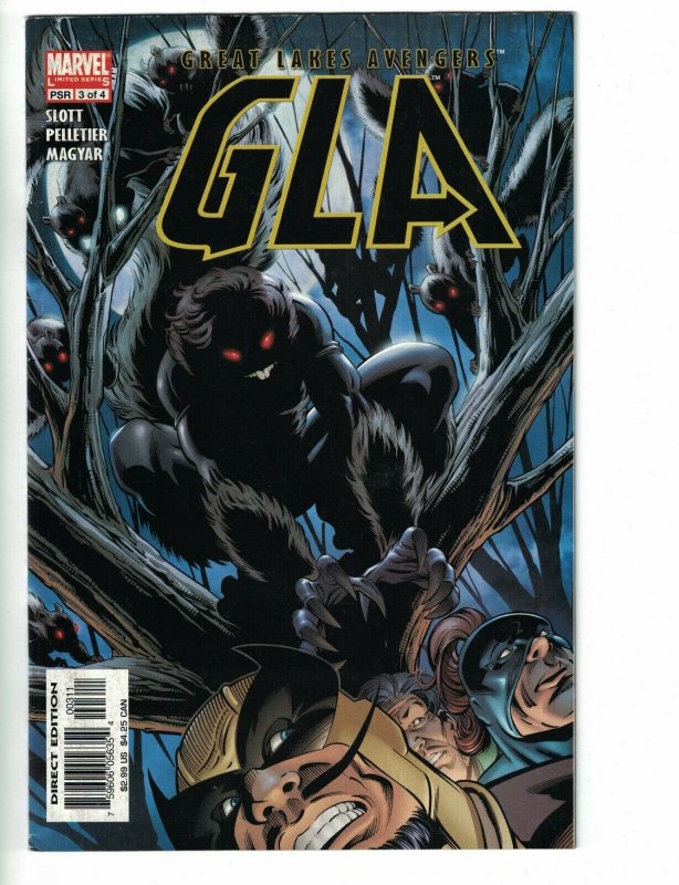 G.L.A. #3 VG Great Lakes Avengers - GLA - 1st cover appearance of squirrel girl 