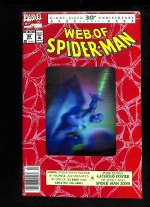 Web of Spider-Man #90 Hologram Cover!