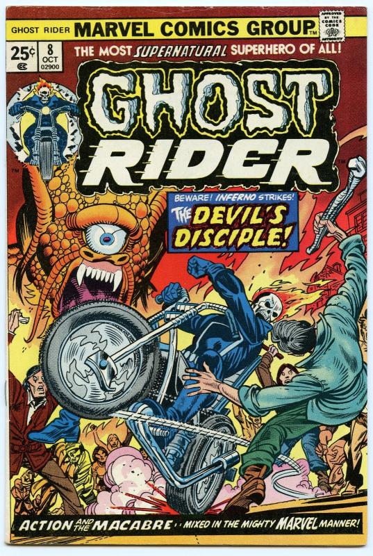 Ghost Rider 8 Oct 1974 VG/FI (5.0)